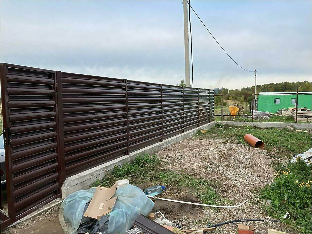Забор из штакетника 85м фото6 в Севастополе