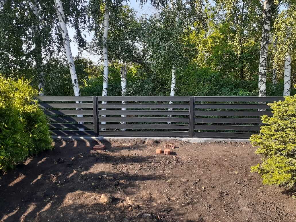 Забор-ранчо из металлопланкена 48м RAL9005 Черный МАТТЕ в Севастополе