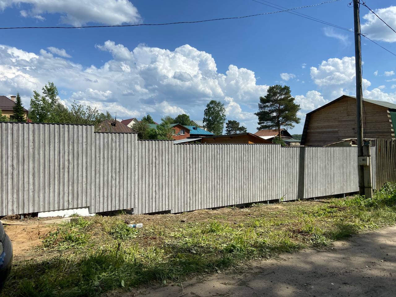 Забор из профнастила НС-10 42м Светлая Береза SteelArt фото 8 в Севастополе