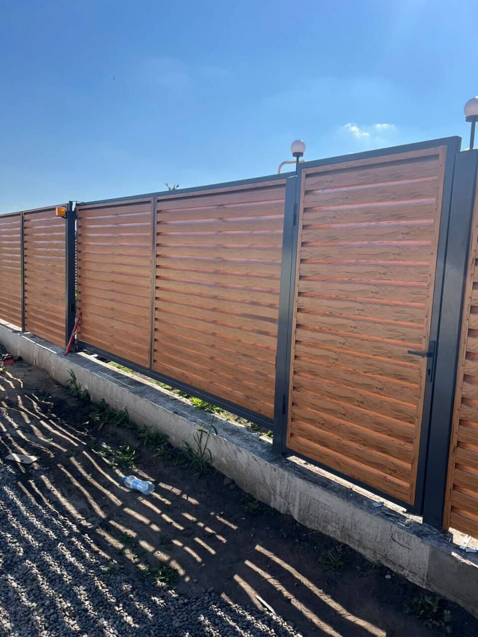 Забор-жалюзи из ламелей Хай-Тек 57м Кипарис 2xPrintech двусторонний в Севастополе