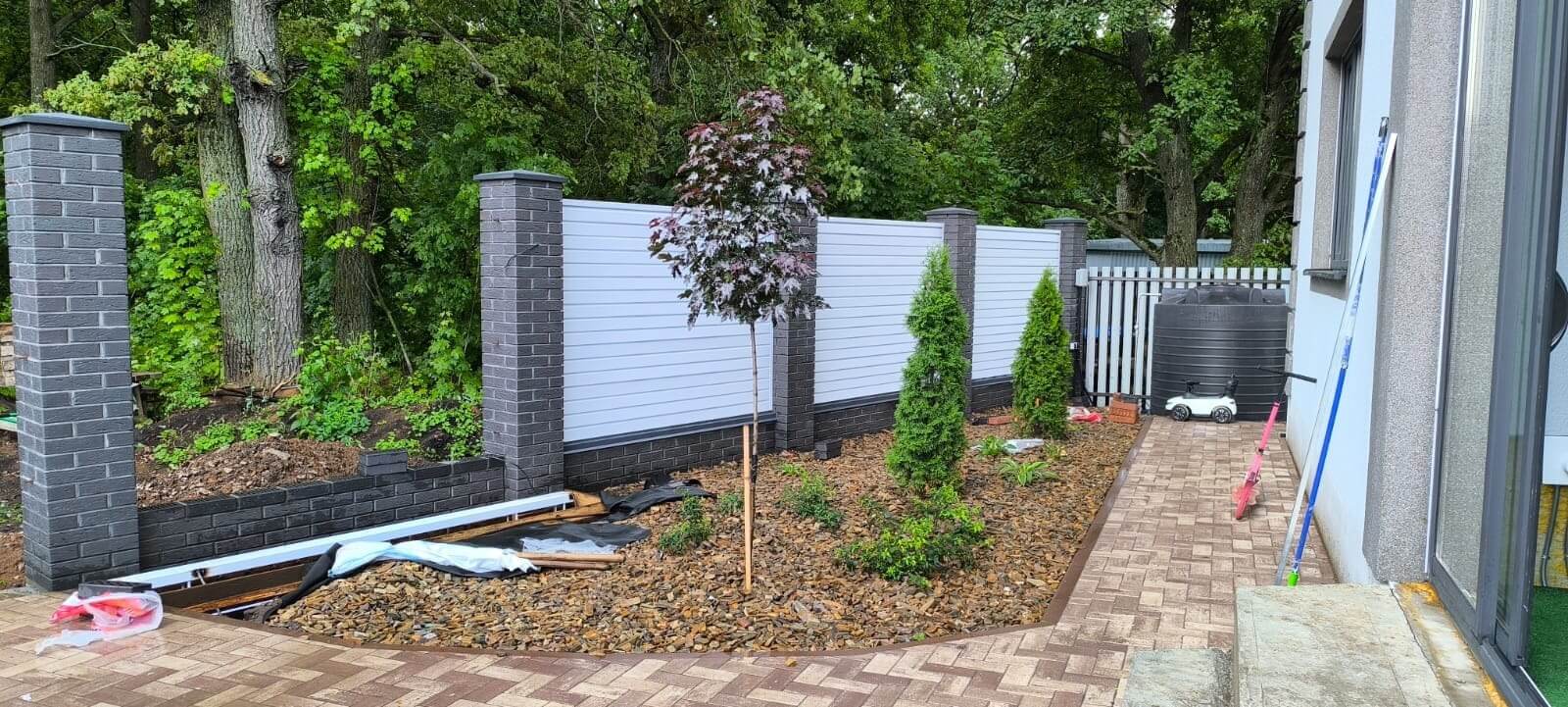 Забор-жалюзи из ламелей Хай-Тек 54м RAL9003 Белый фото 3 в Севастополе